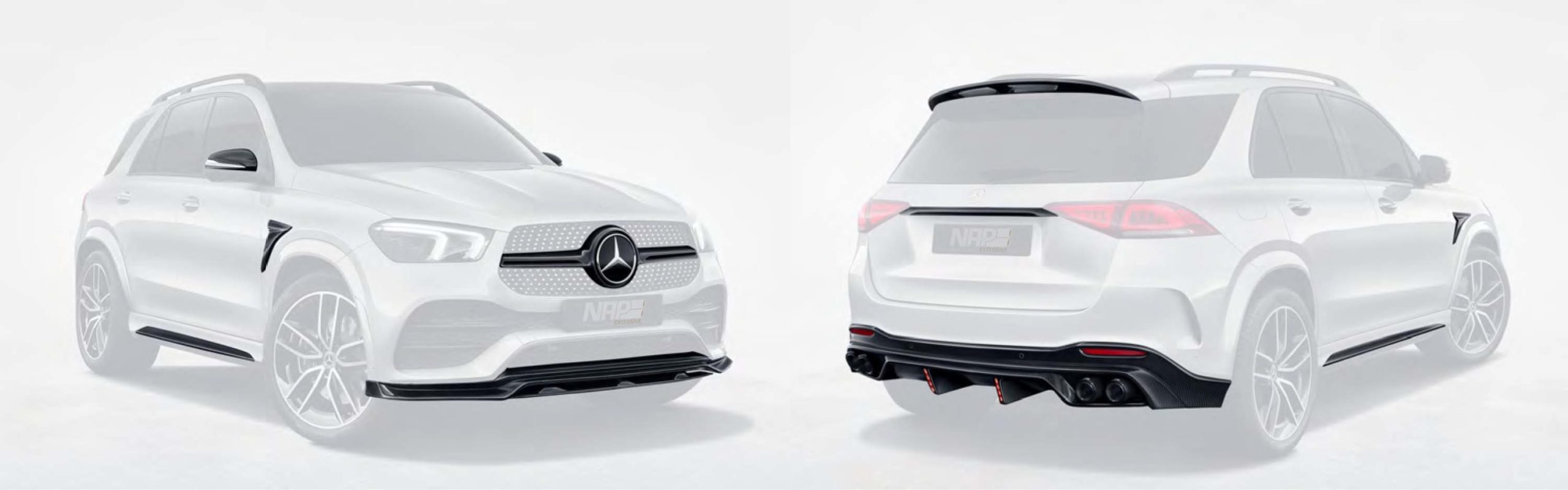 NAP Exclusive Mercedes GLE Carbon Bodykit overview scaled 1